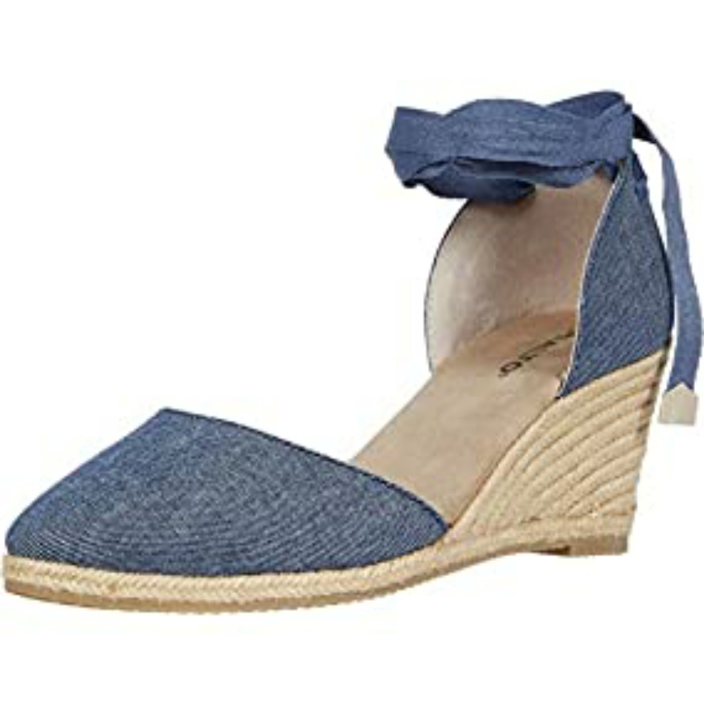 RIALTO Women's Coachella Espadrille Wedge Sandal